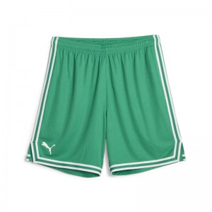 Short de basketball Puma Hoops Game Vert