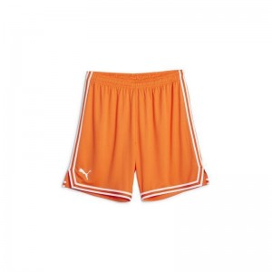 Short de basketball Puma Hoops Game Orange