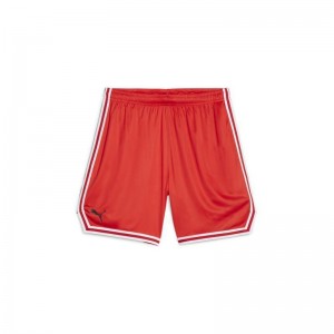 Short de basketball Puma Hoops Game Rouge