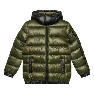 Hooded padded jacket