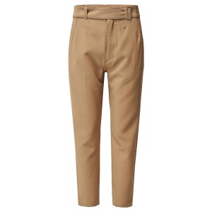 Chino cropped slim high w