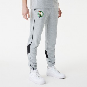 Pantalon NBA Boston Celtics New Era Colour Block Jogger Gris