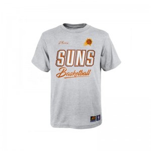 T-shirt NBA Phoenix suns Outerstuff Court vs Track Gris pour Junior