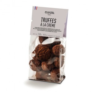 Les truffes chocolat à la crème de Cluizel - Ballotin 130g