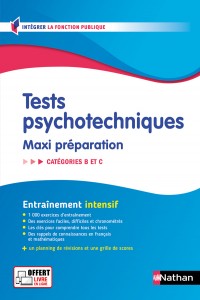 Tests psychotechniques - Maxi préparation. Catégories B et C - 2024-2025 - N° 55
