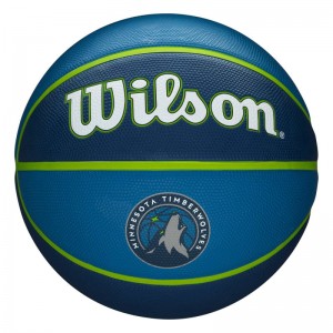 Ballon de Basketball NBA Minnesota Timberwolves Wilson Team Tribute Exterieur