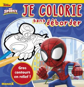 Marvel Spidey et ses amis extraordinaires - Je colorie sans déborder (Spidey et Web-Crawler)