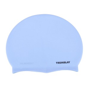 Bonnet de bain - silicone bleu