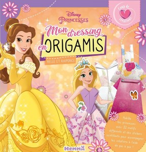 Disney Princesses - Coup de coeur créations - Mon dressing en origamis (Belle et Raiponce) - Habille
