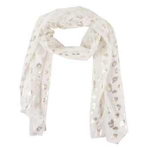 5white blanc foulard
