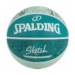 Sketch crack sz7 rubber basketball