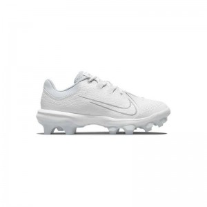 Crampons de Softball moulés Nike Hyperdiamond 4 MCS Blanc