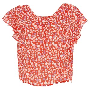 Woven top ladies red charlot
