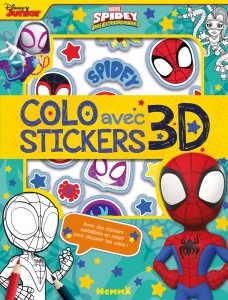 Marvel Spidey et ses amis extraordinaires - Colo avec stickers 3D - Avec des stickers métallisés en