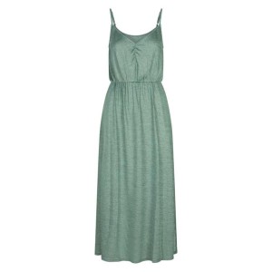 Knitted dress ladies emerald gre