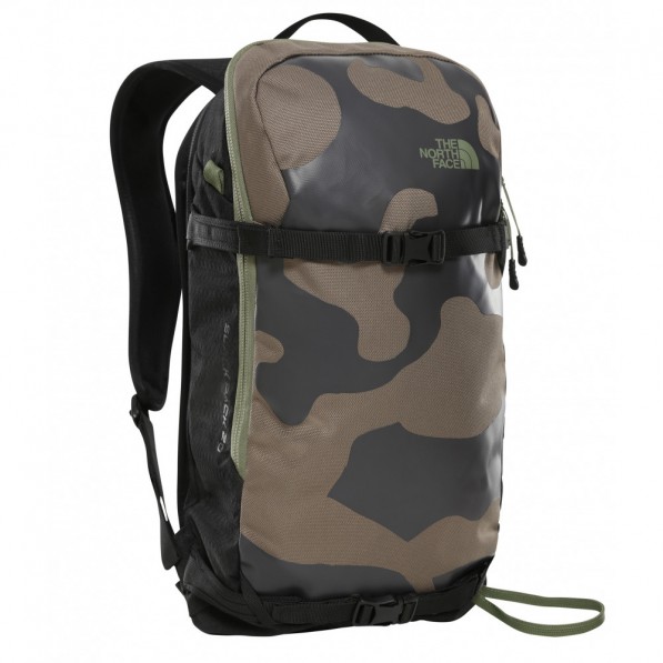 north face black camo backpack