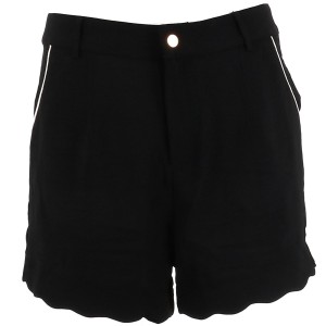Woven shorts ladies black