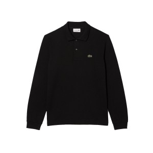 Polo long sleeved ribbed colla