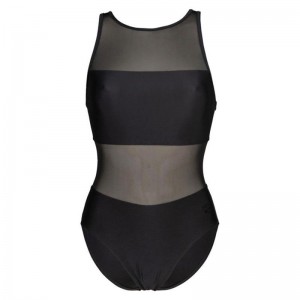 Women s arena water touch swimsuit vent back