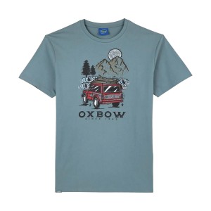 Tee shirt manches courtes graphiqu