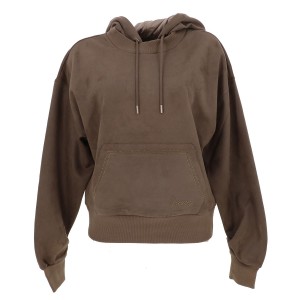 Hooded scuba sweatsh - eco scuba suede
