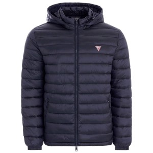 Gj hooded puffer - recy iridescent nylon 40