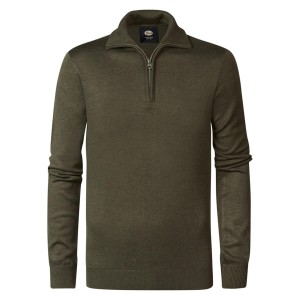 Men knitwear collar basic