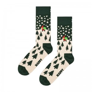 Santa on the way sock