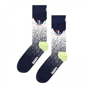 Snowy night sock