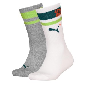 Puma kids heritage stripe crew sock 2p