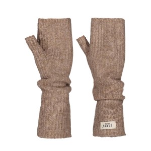 Darty fingerless gloves light brown