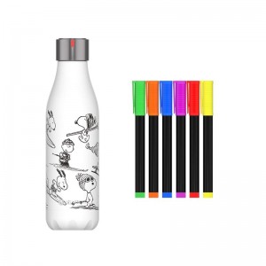 Bouteille creative color set snoopy
