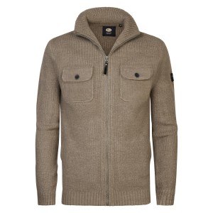 Men knitwear collar cardigan