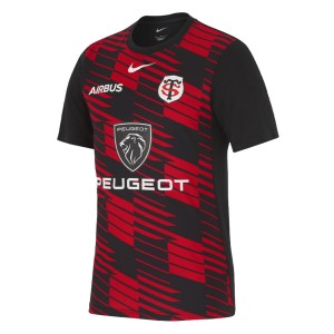Stade toulousain mens nike pre-match ss top