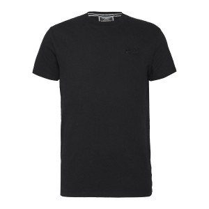 Vintage logo emb black tsh mc