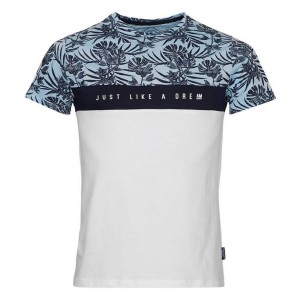Maldives pastel blue/navy mc t-shirt