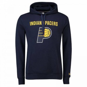 Sweat à Capuche NBA Indiana Pacers New Era Team logo Bleu marine