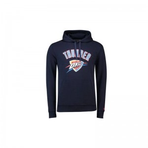 Sweat à Capuche NBA Oklahoma city Thunder New Era Bleu marine