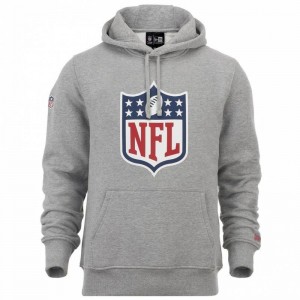 Sweat à capuche Logo NFL New Era Gris