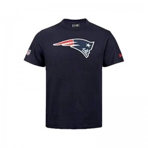 T-Shirt NFL New England Patriots Logo New Era Bleu marine