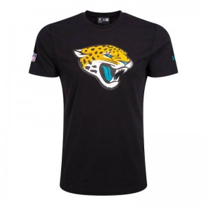 T-Shirt NFL Jacksonville Jaguars New Era Logo Noir