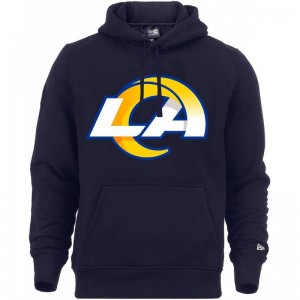 Sweat à Capuche NFL Los Angeles Rams New Era bleu marine