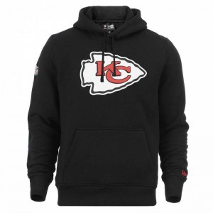 Sweat à Capuche NFL Kansas City Chiefs New Era Noir
