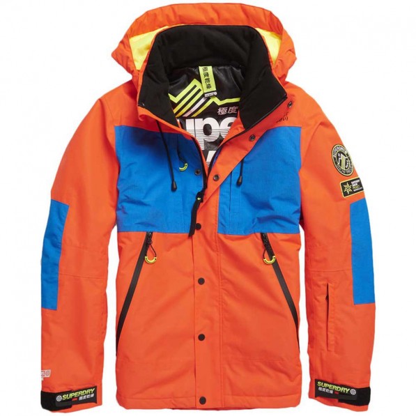 Veste de ski superdry orange online