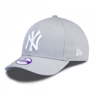 Casquette Youth New Era 940 Mlb League New-york Grey