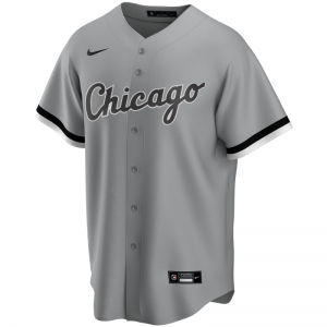 Maillot de Baseball MLB Chicago White Sox Nike Replica Road Gris pour Homme