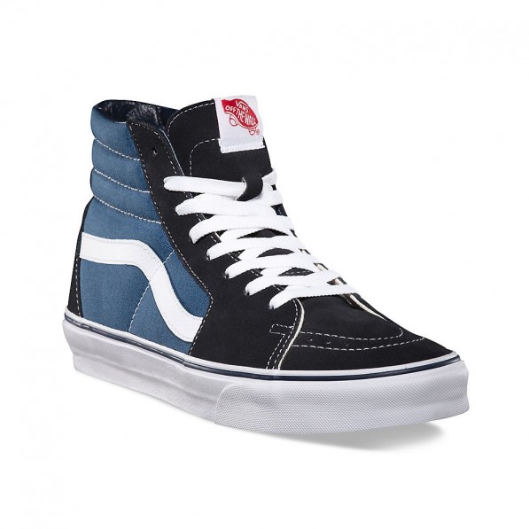 sk8 hi vans navy