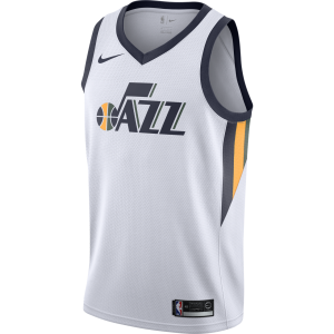  Nike Wordmark Association Swingman Jersey Utah Jazz White