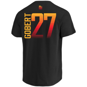 Majestic 17 City Edition Custom N&N Tee Utah Jazz Rudy Gobert Black