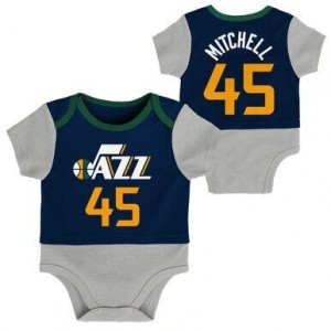 Set Baby Clothing Kid Outerstuff Inf Referee Coverall Utah Jazz Donovan Mitchell Navy